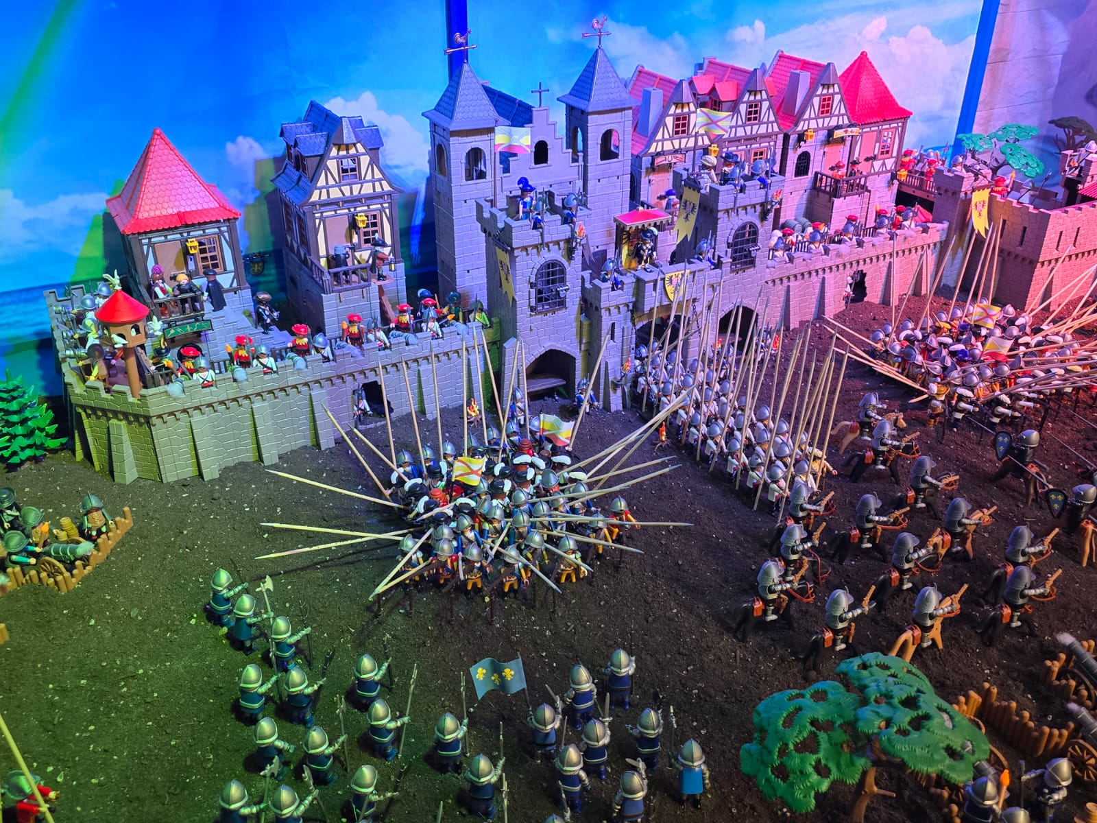 diorama de Playmobil con motivo del Mercado Renacentista