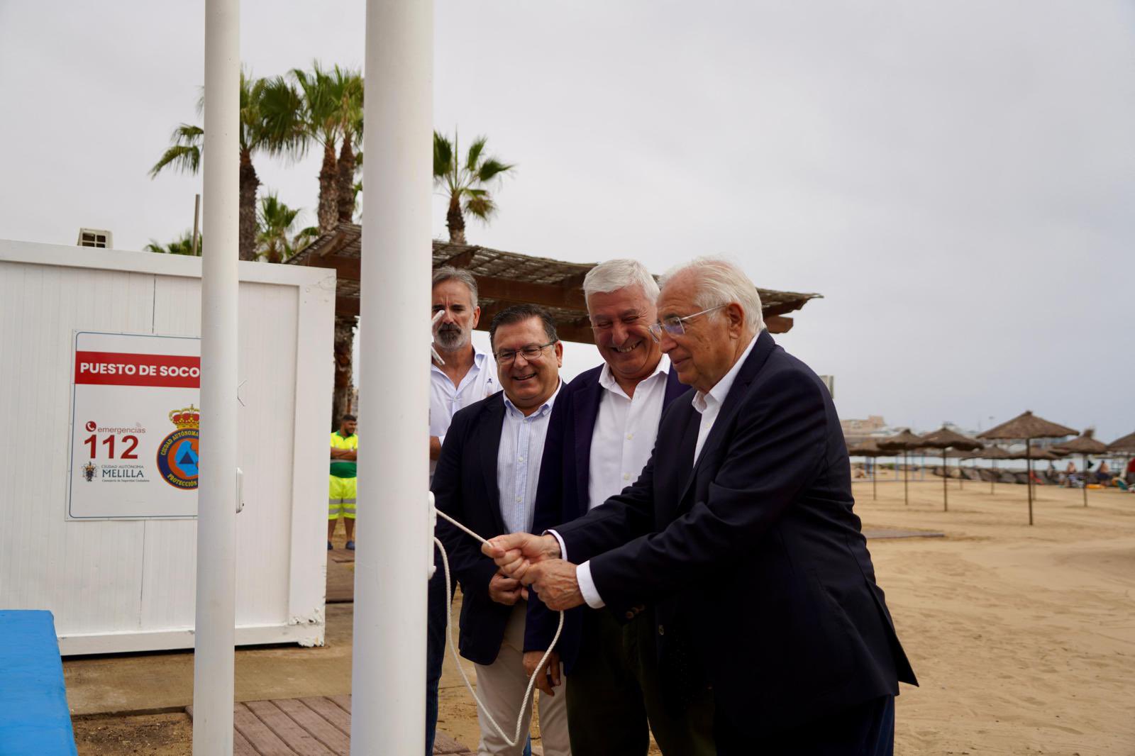 Las playas de Melilla han recibido la prestigiosa Q de calidad y la distinción ISO 9001