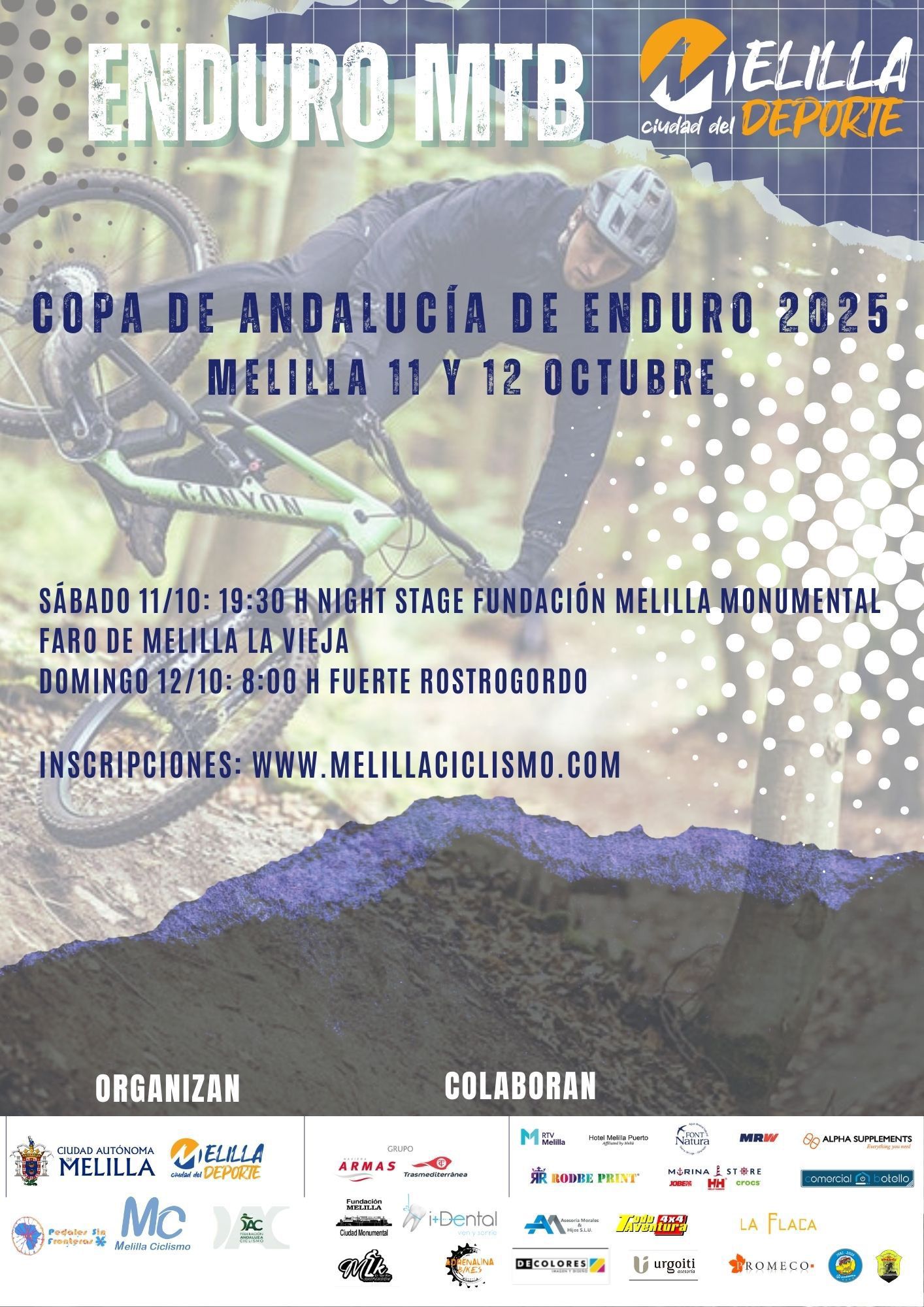 Cartel de la prueba de la Copa de Andalucía de BTT