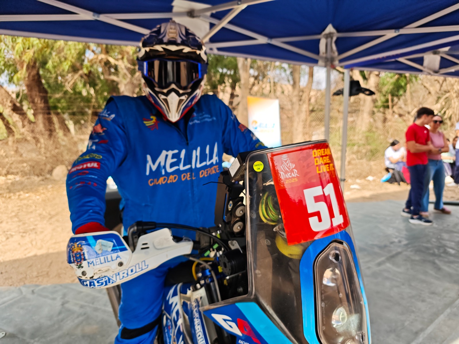 El capitán melillense Rachid al-Lal participará por octava vez en el Dakar 2026