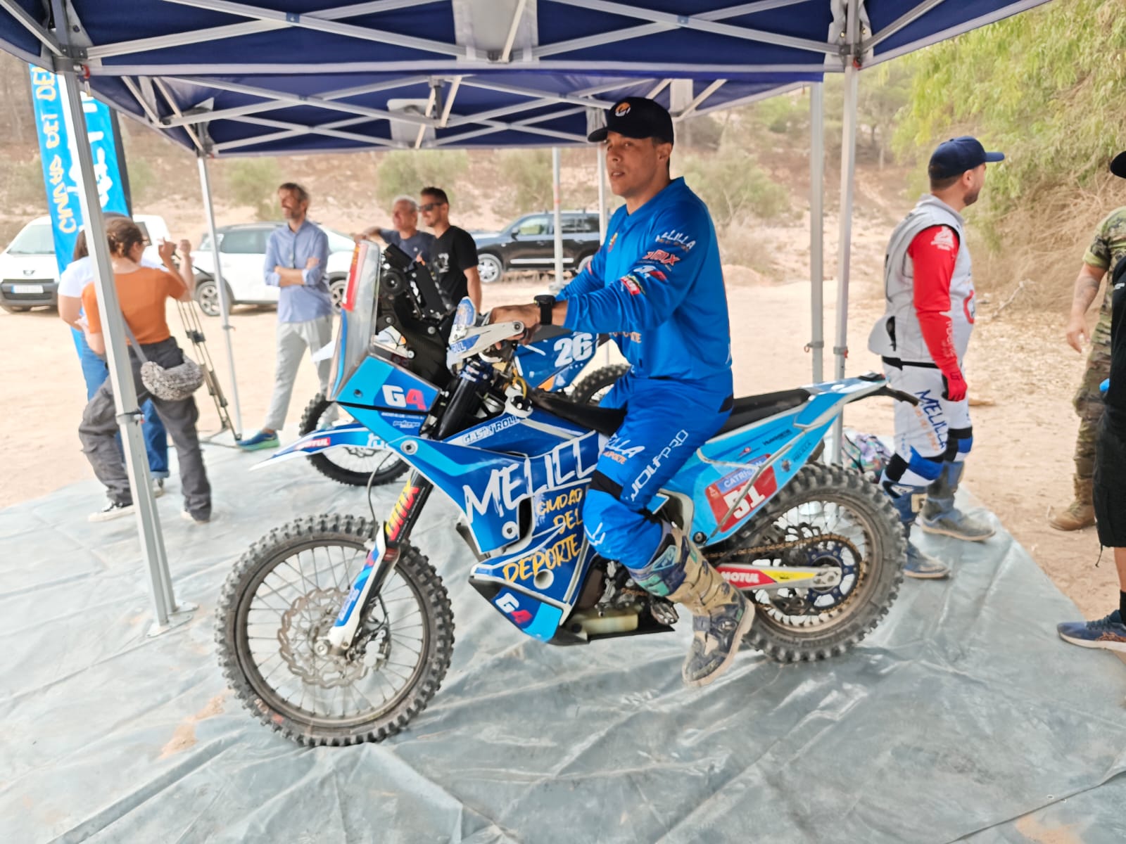 El capitán melillense Rachid al-Lal participará por octava vez en el Dakar 2026