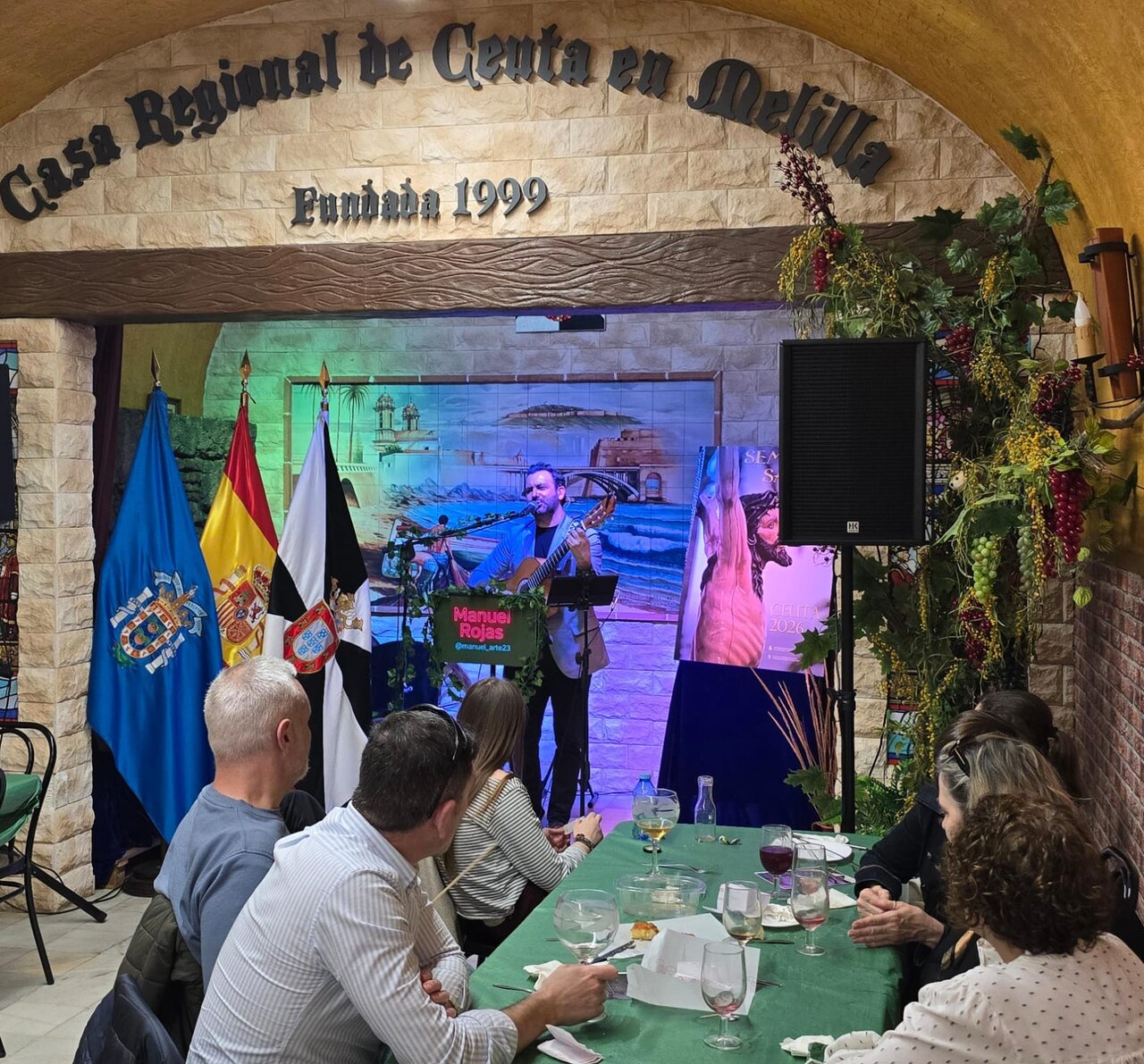 Velada de Semana Santa con Manuel Rojas, en la Casa Regional de Ceuta