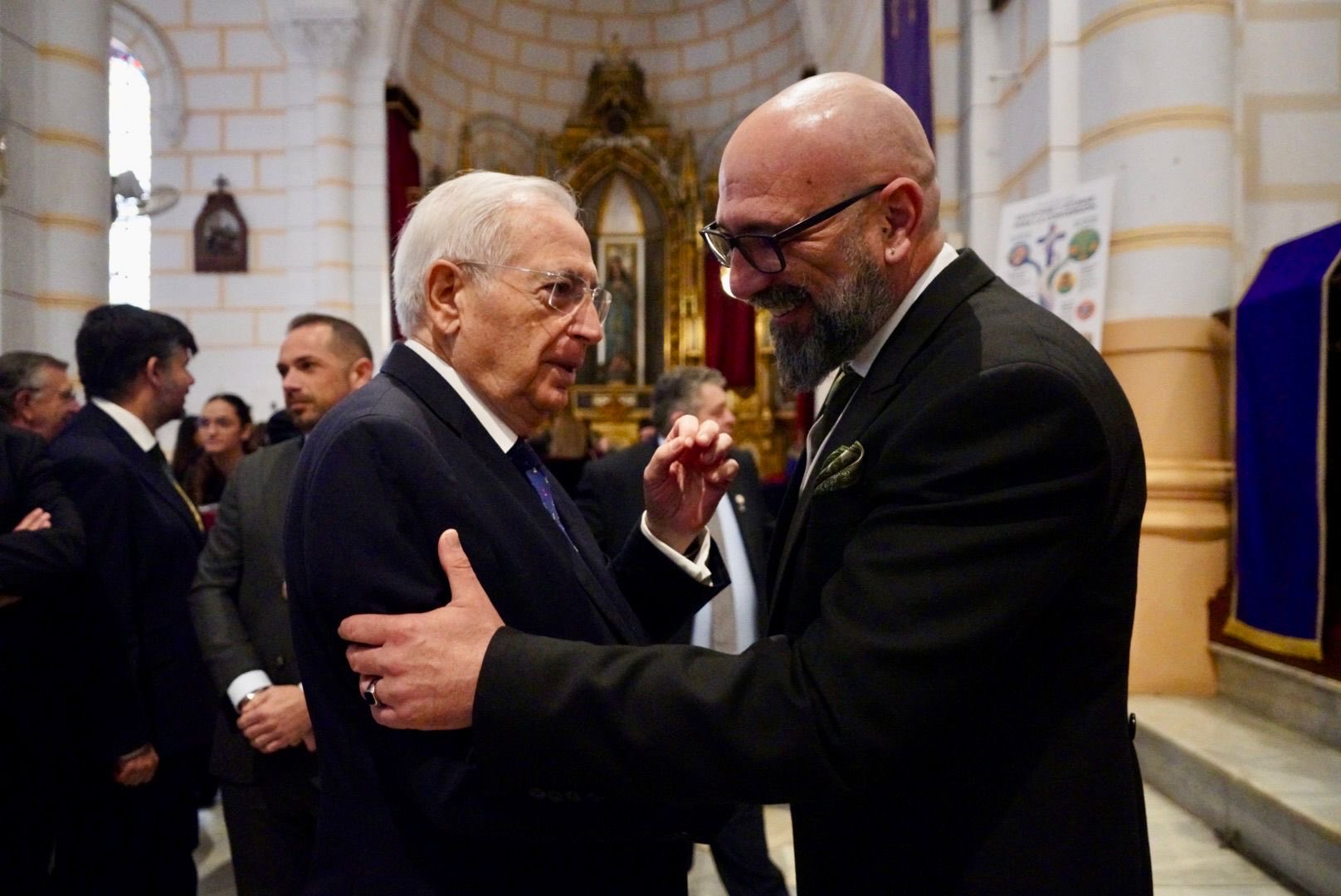 Pedro Pomares, en el pregón de Semana Santa